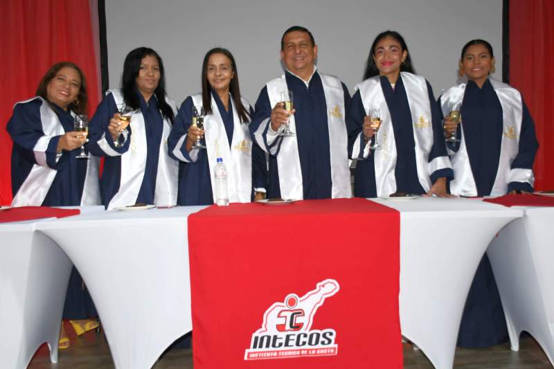 Ceremonia de grado INTECOS Valledupar agosto 2024