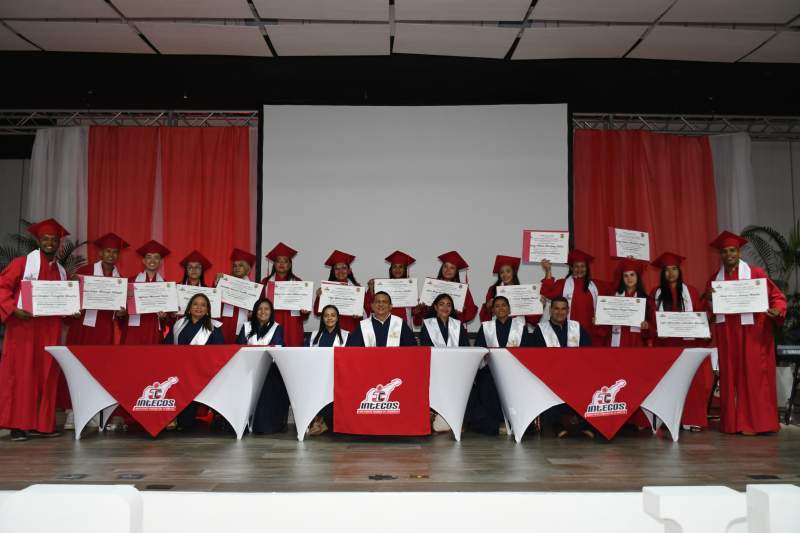 Ceremonia de grado INTECOS Valledupar agosto 2024