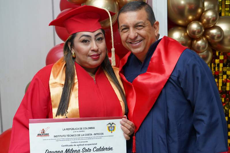 Ceremonia de grado INTECOS Valledupar diciembre 2024