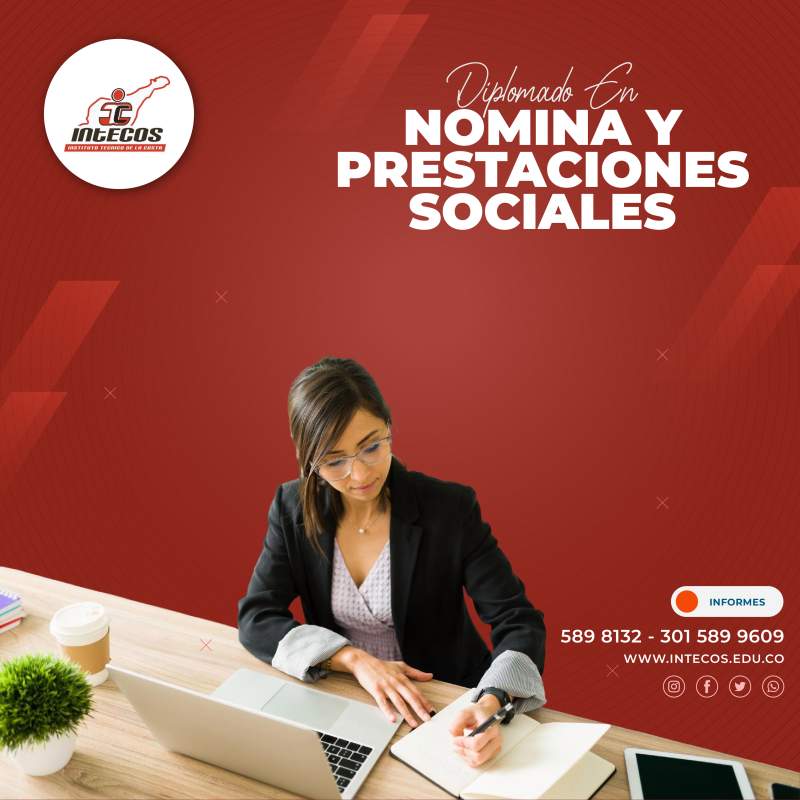 Diplomado en nómina y prestaciones sociales de INTECOS Valledupar