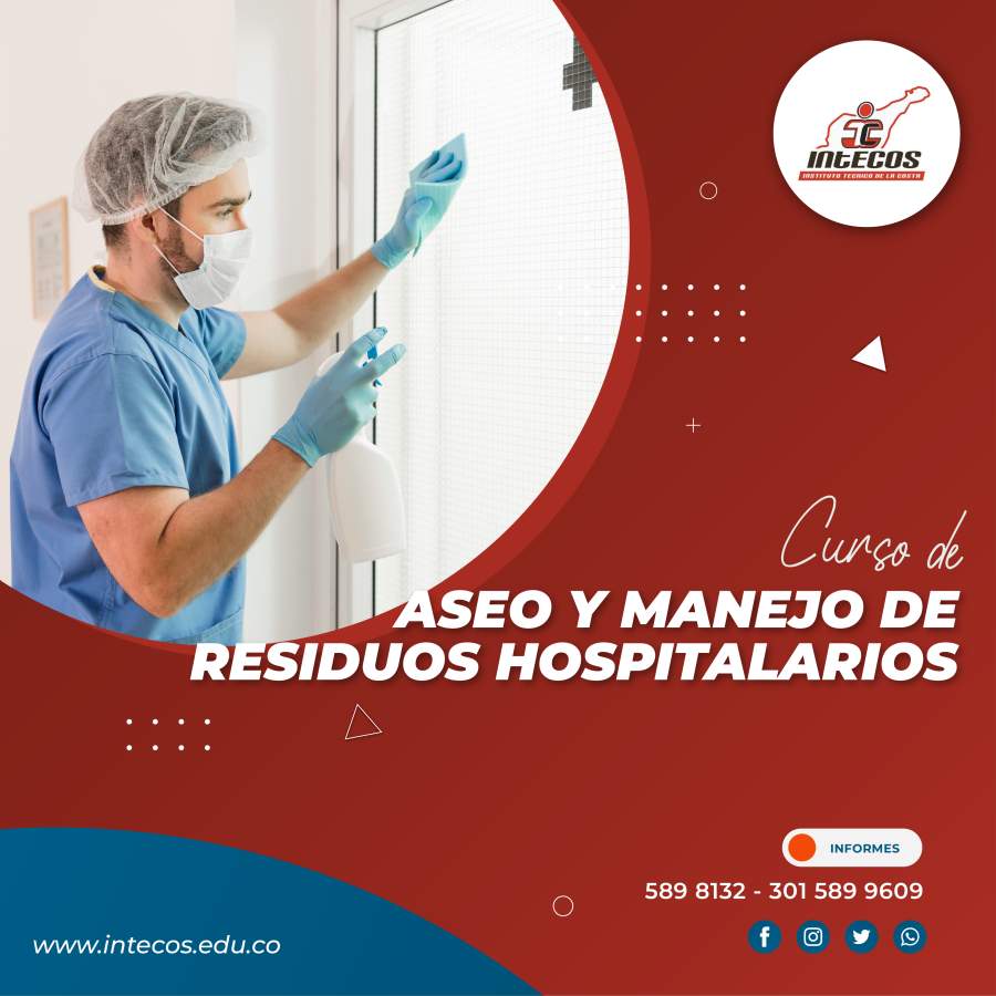 Curso de aseo y manejo de residuos hospitalarios de INTECOS Valledupar