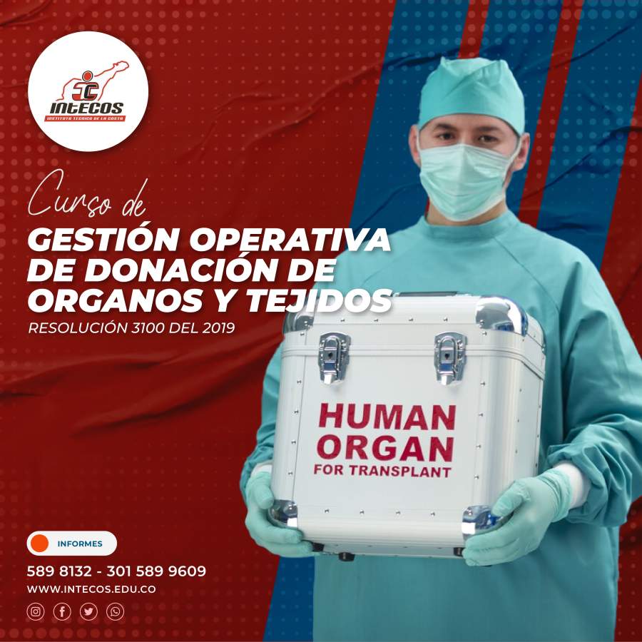 Curso de gestión operativa de donación de órganos y tejidos de INTECOS Valledupar