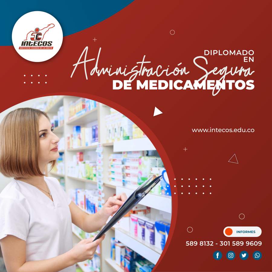 Diplomado en administración segura de medicamentos de INTECOS Valledupar