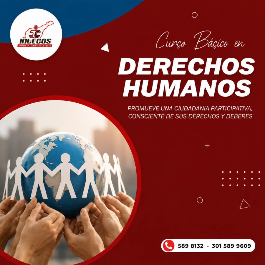 Curso Básico de Derechos Humanos de INTECOS Valledupar