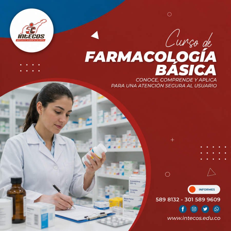 Curso en Farmacología Básica de INTECOS Valledupar